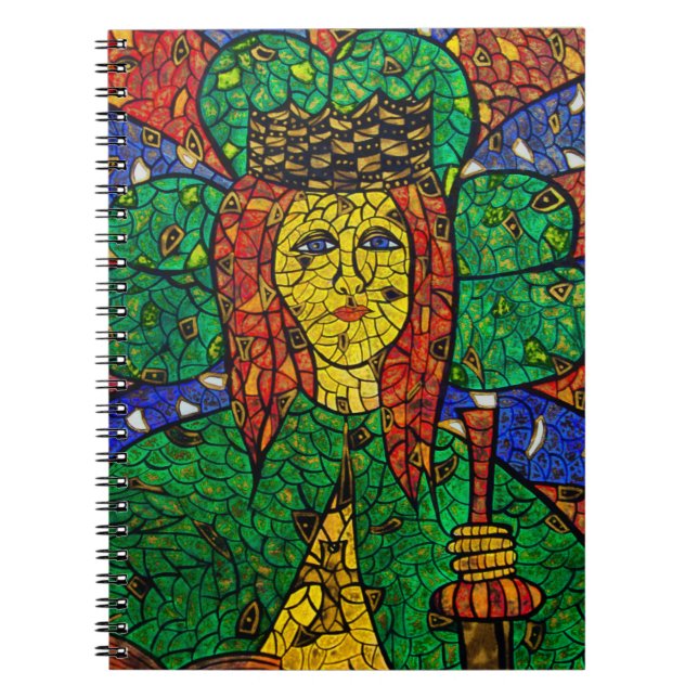Patron Saint Of Depression And Anxiety St Dymphna Notebook (Front)