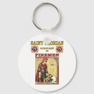 PATRON SAINT OF FIREMEN KEYCHAIN