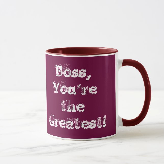 Patron, tu es le plus grand !   15 oz. mug (Droite)