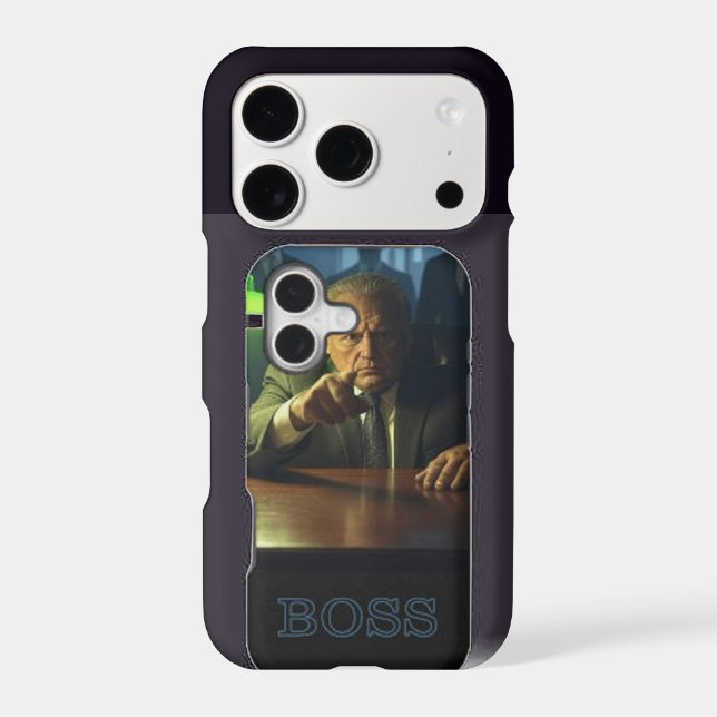 Patron w texte Apple coque pour iPhone 17 Pro Slim (Verso)