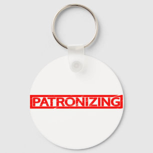 Patronizing Stamp Keychain