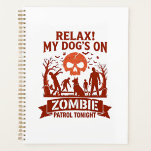 Patrouille de Chien Zombie Relax ce Soir Crâne d'H