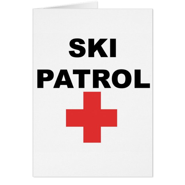 Patrouille de ski (Devant)