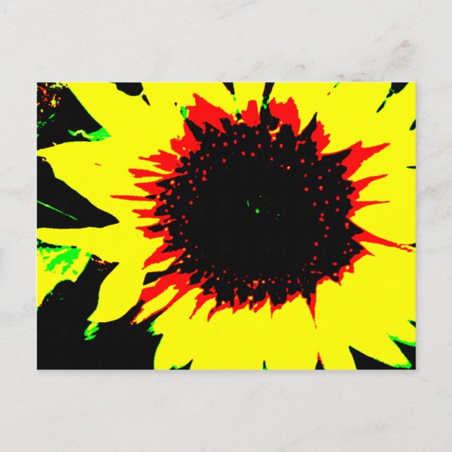 Patsy and Mandy Sunflower Postcard (Front)