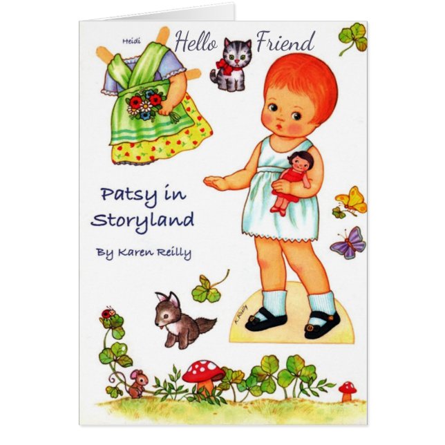 Patsy dans Storyland Papier Poupée découpée carte (Devant)