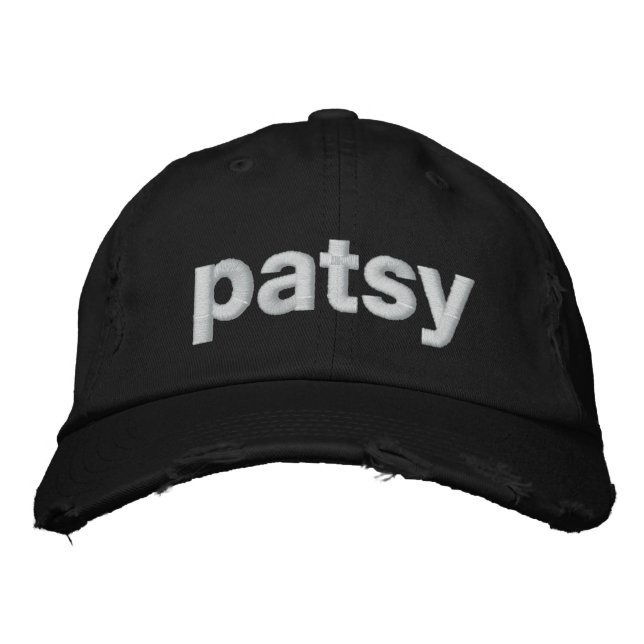 patsy embroidered hat (Front)