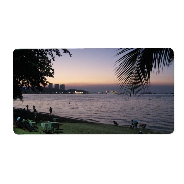 Pattaya Beach Sunset ... Chonburi, Thaïlande (Devant)