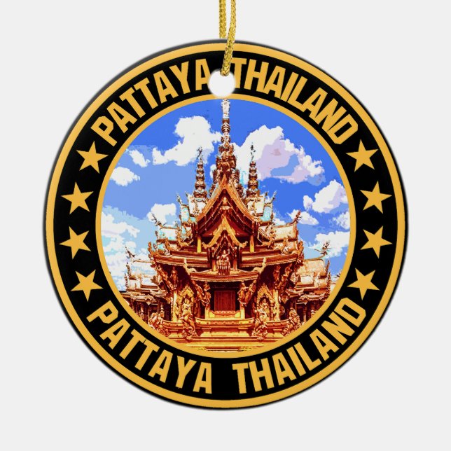 Pattaya                                            ceramic ornament (Front)