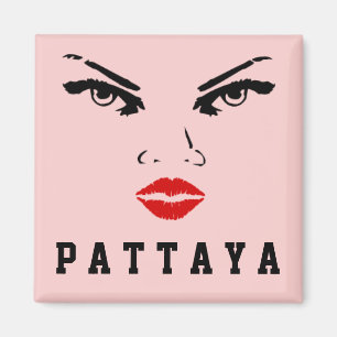 Pattaya, Thailand Woman Magnet