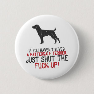 Patterdale Terrier 2 Inch Round Button