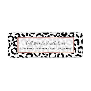 Patteries du Black White Leopard animal