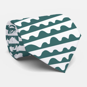 Pattern 020815 - Moss Green and White Tie