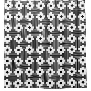 Pattern 061214 - Black with White