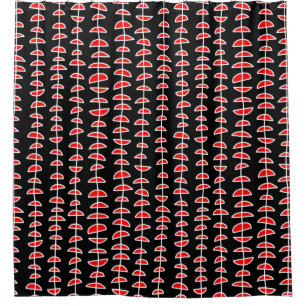 Pattern 080515- White and Red on Black