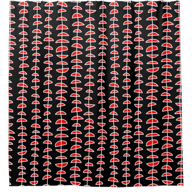 Pattern 080515- White and Red on Black (Front)