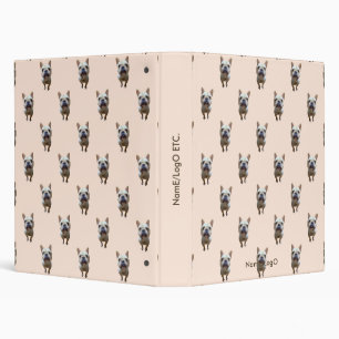 pattern_1_french bulldog_1 ring binder
