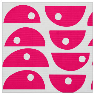 Pattern 220816 - Neon Red and White Fabric