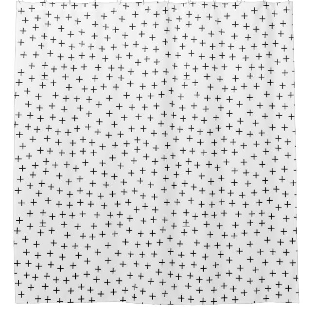 Pattern 270715 - Black Crosses and White (Front)