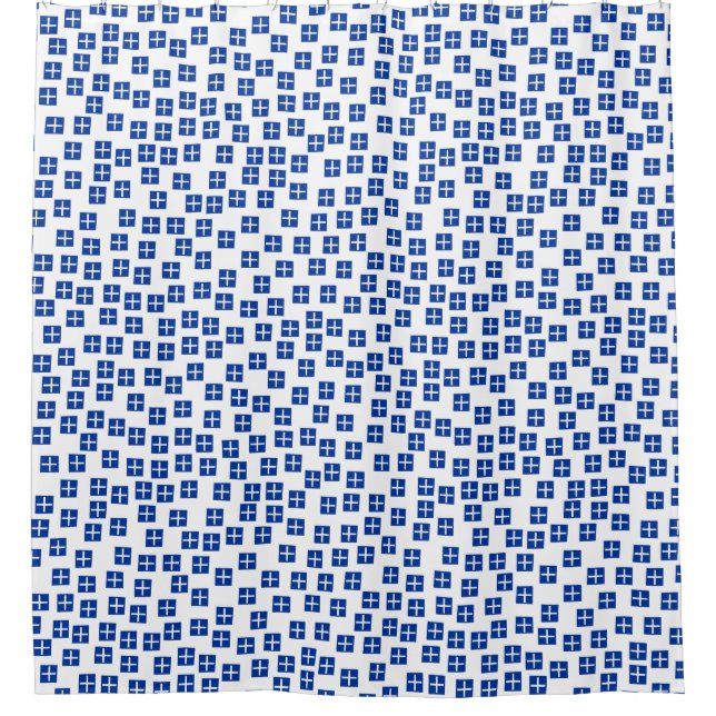 Pattern 270715 - Navy Blue and White (Front)