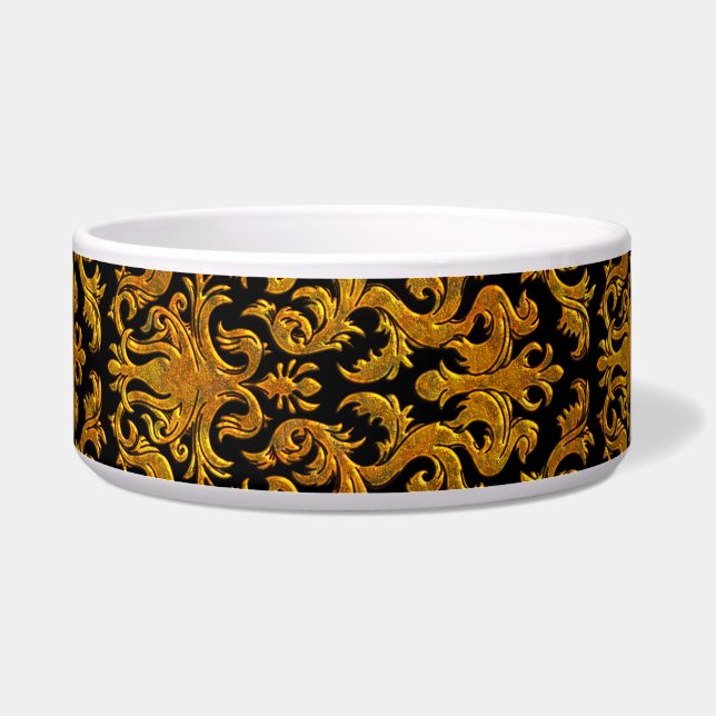 Pattern 28 Pet Bowl (Right)