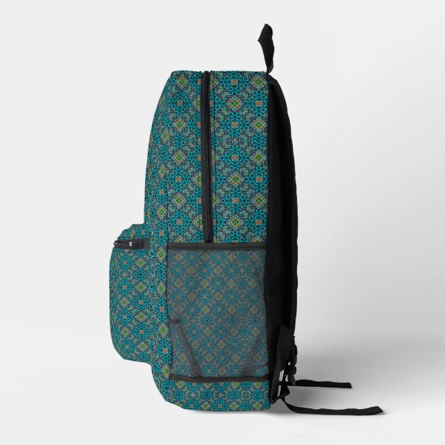 Pattern 345 printed backpack (Right)