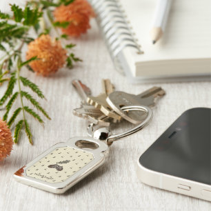 pattern_3_acorn_1 metal keychain