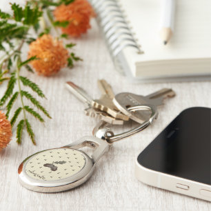 pattern_3_acorn_1 metal keychain
