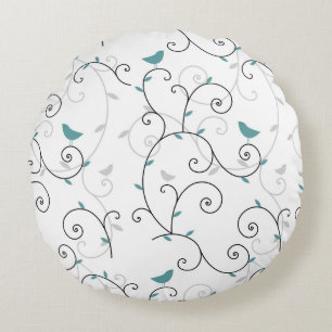 pattern 3 round pillow