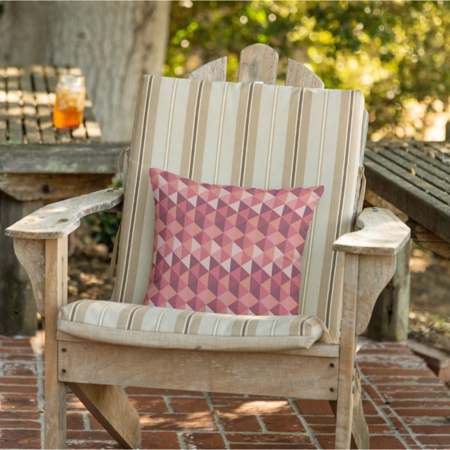 pattern, 3d aesthetic Mediterranean Outdoor Pillow (Chair)