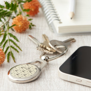 pattern_4_acorn_2 metal keychain