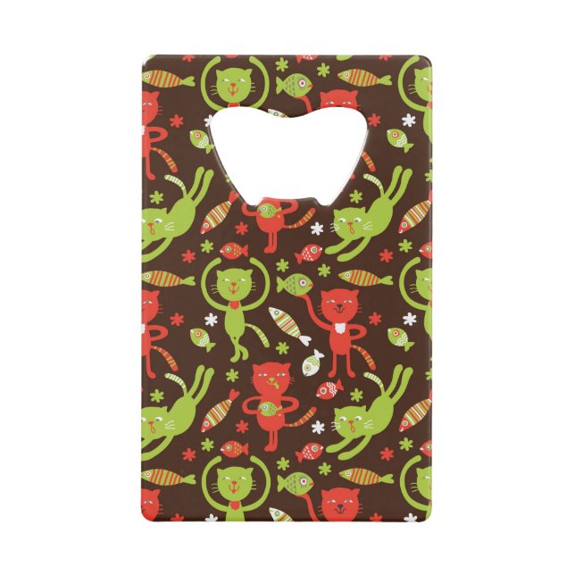 pattern 4 credit card bottle opener (Front)