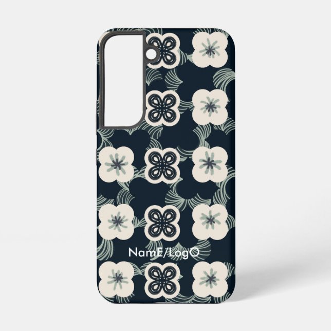 pattern_5_flower_1 samsung galaxy s22 case (Back)