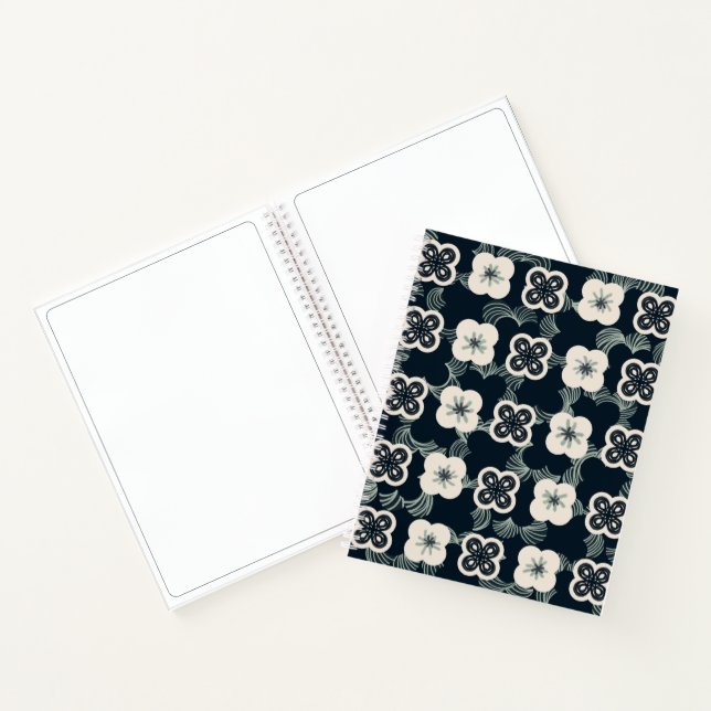 pattern_5_flower_1 spiral notebook (Inside)