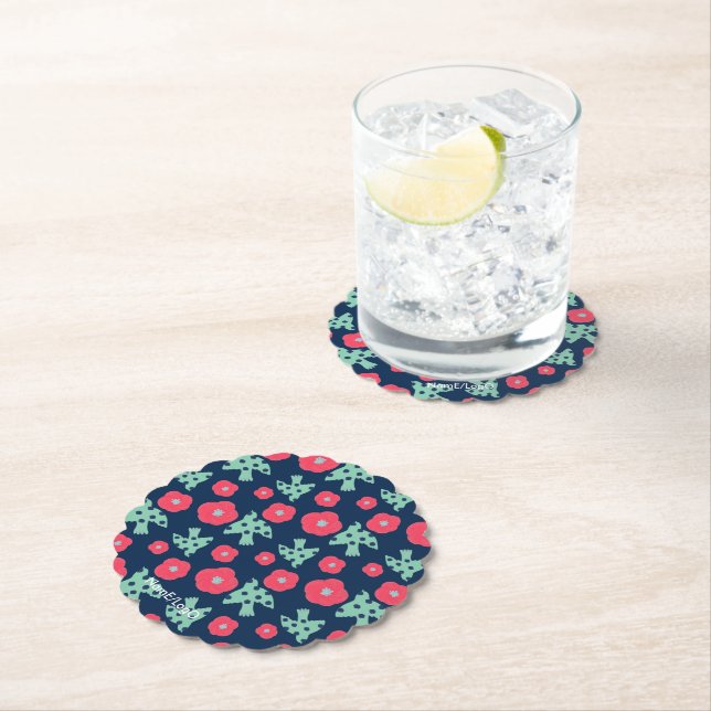 pattern_7_camellia and bird_1 paper coaster (Insitu)