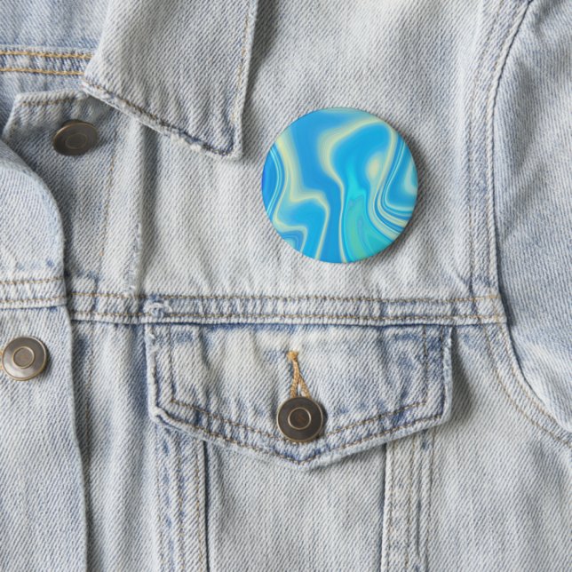 pattern abstract. 2 inch round button (In Situ)