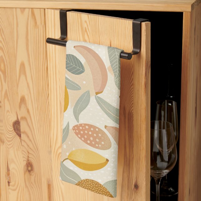 Pattern Abstract Bananas Kitchen Towel (Thirds Fold)