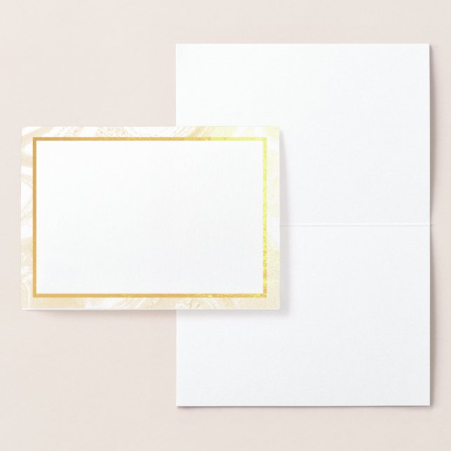 pattern abstract brown foil card (Display)