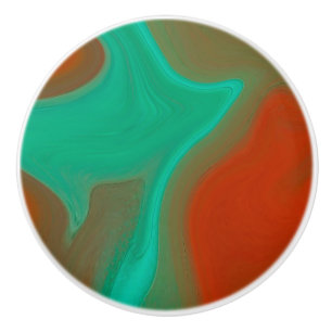 pattern abstract ceramic knob