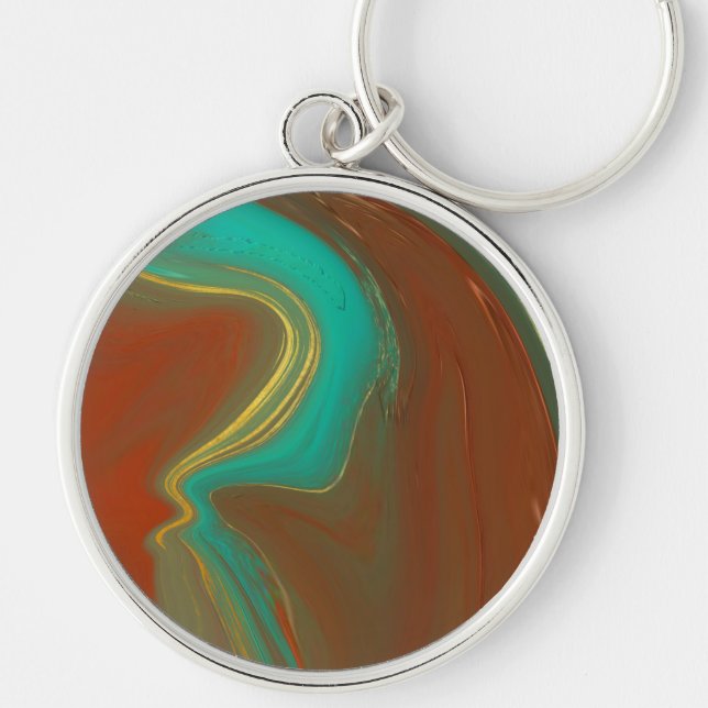 pattern abstract, keychain (Front)