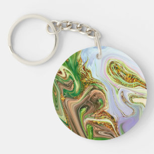 pattern abstract keychain