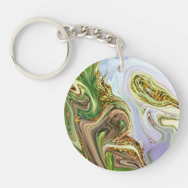 pattern abstract keychain (Front)