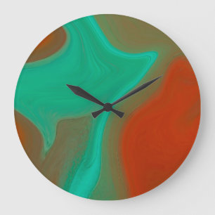 pattern abstract large clock
