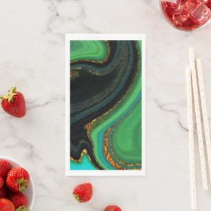 pattern abstract marbled napkin