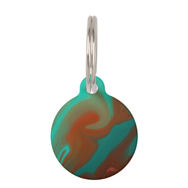 pattern abstract. pet tag (Front)
