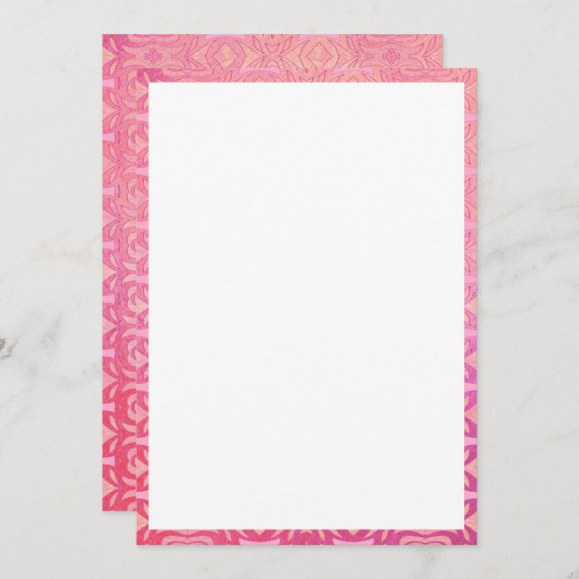 pattern abstract pink (Front/Back)