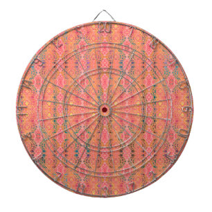 pattern abstract pink dartboard