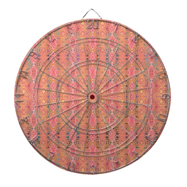 pattern abstract pink dartboard (Front)