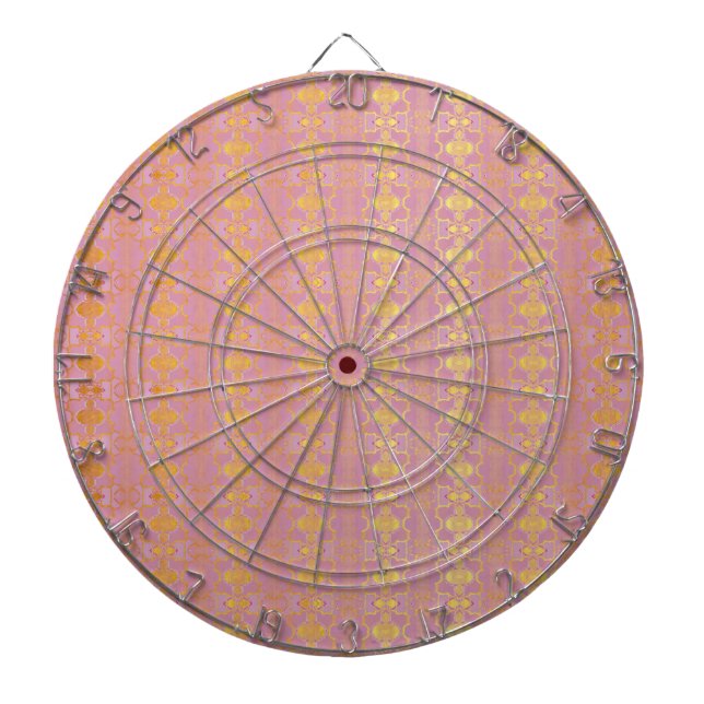 pattern abstract pink dartboard (Front)