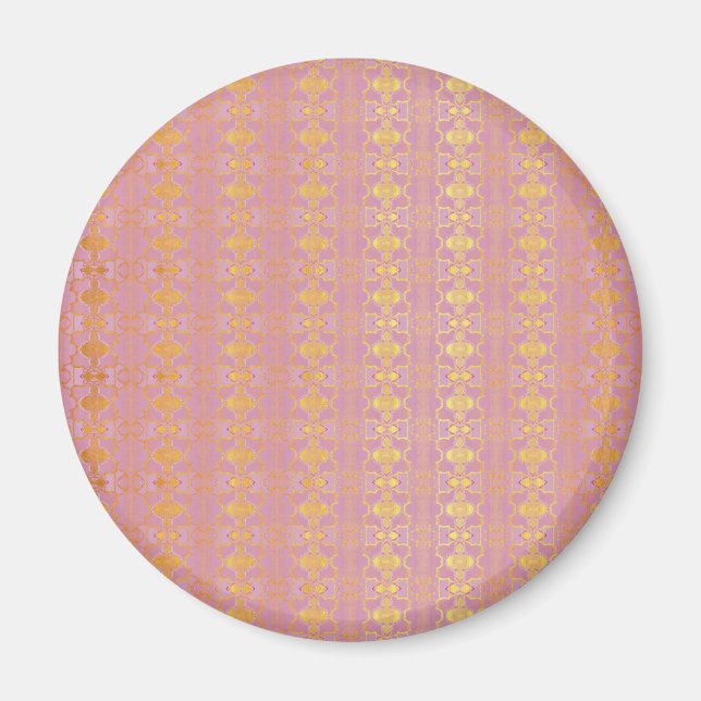 pattern abstract pink magnet (Front)