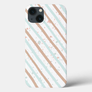 Pattern Abstract Watercolor Line Pastel Colours iPhone 13 Case